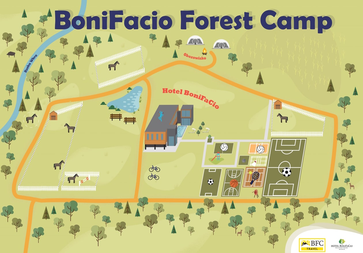 Bonifacio Forest Camp Obozowisko